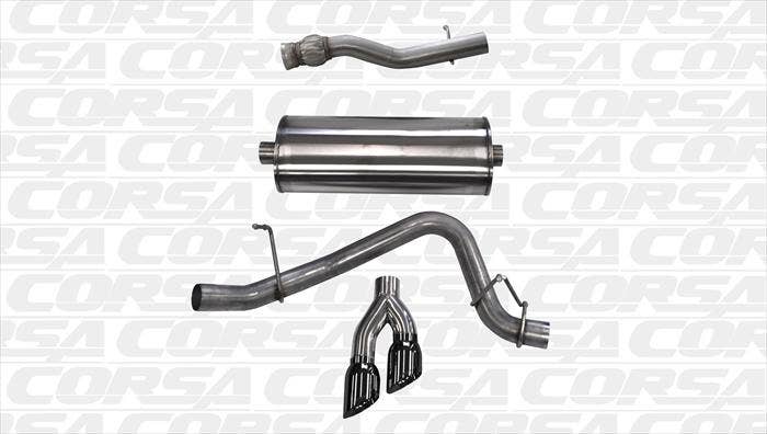 Corsa Performance 14749Blk Sport Cat-Back Exhaust System Fits Yukon Yukon Xl