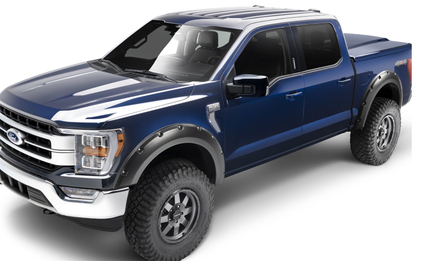 Bushwacker 20963-02 Pocket Style Fender Flares Fits 21-23 F-150   Pocket Style