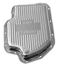 Trans-Dapt 9197 Chrome Finned Transmission Pan Chrome Transmission Pan Auto
