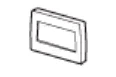 Thetford Corp 36387 Wall Switch Tecma   Toilet Flush Control Panel