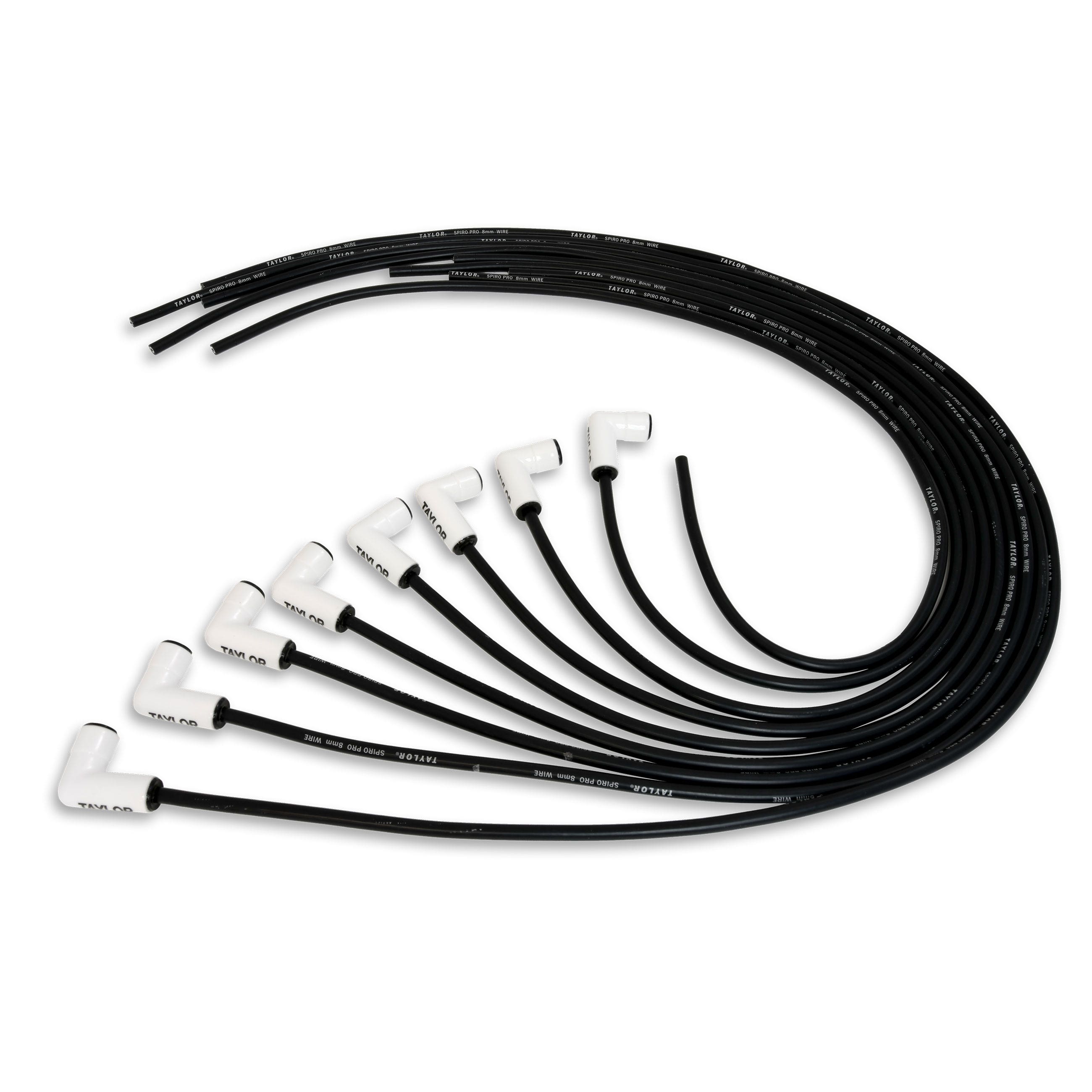 Taylor Cable 75051 8Mm Spiro-Pro Ignition Wire Set   8Mm Spiro-Pro Ignition Wire