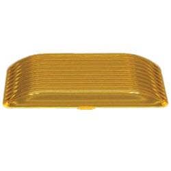 Gustafson Lighting Gsam4028 Replacement Lens For Rectangular Porch Light - Amber
