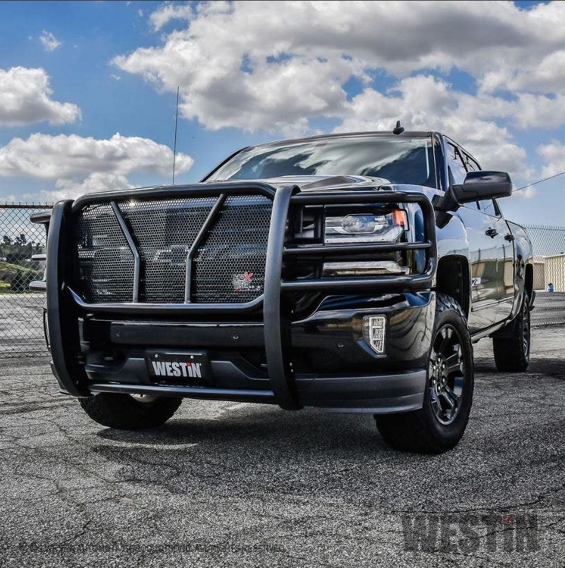 Westin 57-4025 Black Hdx Grille Guard Fits 2019-2021 Ram 2500 3500   Black Hdx