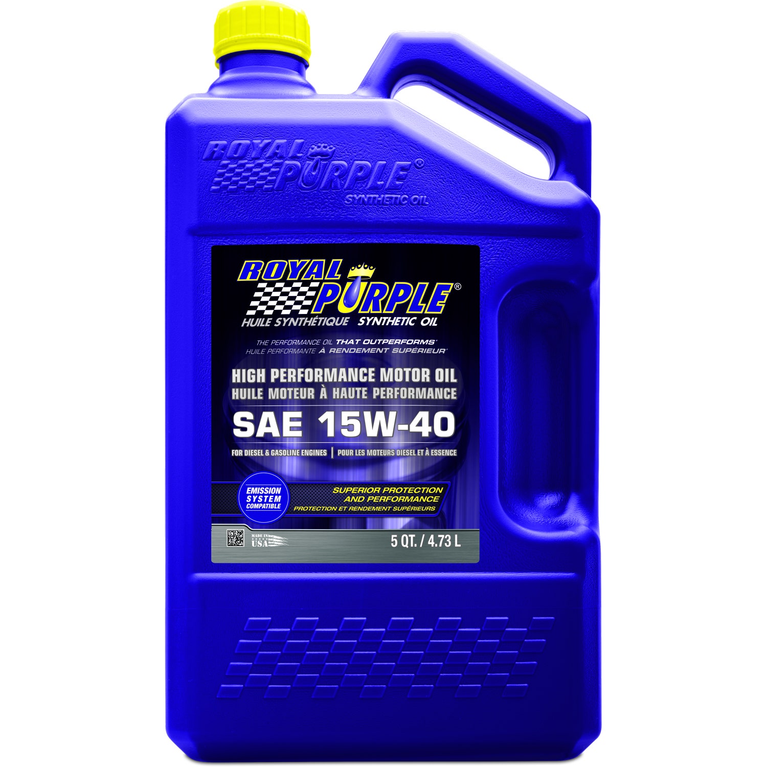 Royal Purple High Performance 15W40 Motor Oil - 1 Gal  High Performance 15W40