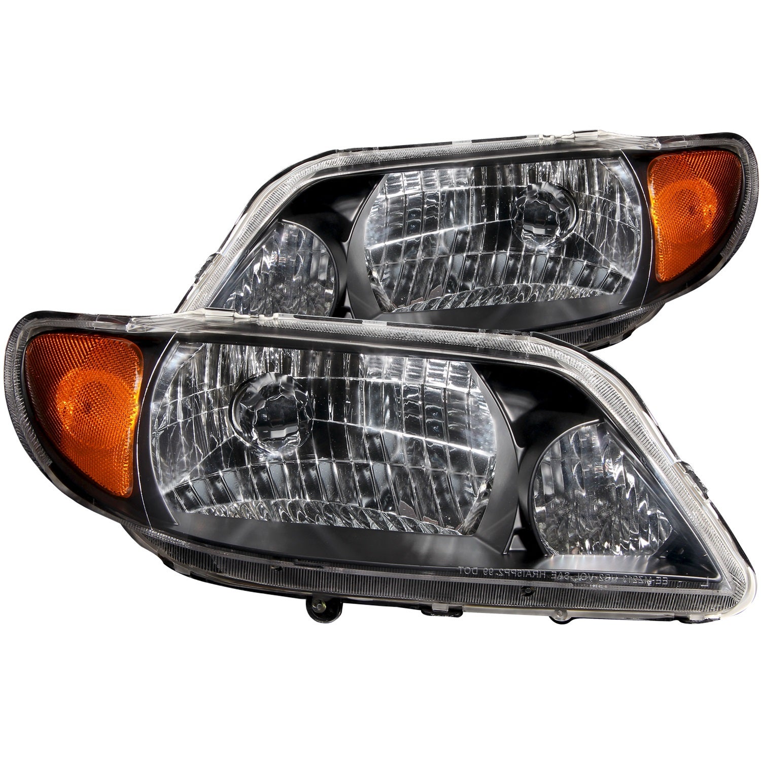 Anzo Usa 121107 Crystal Headlight Set Fits 01-03 Protege   Crystal Headlight Set