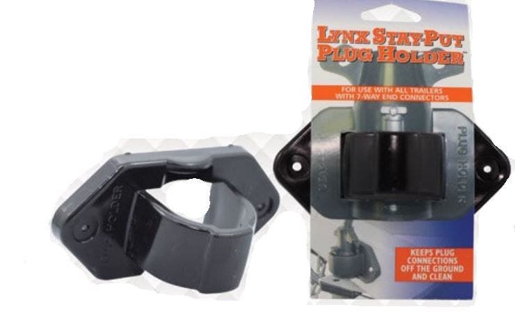 Tri-Lynx 8200B Lynx Stay-Put Plug Holder, Black   Trailer Wiring Connector