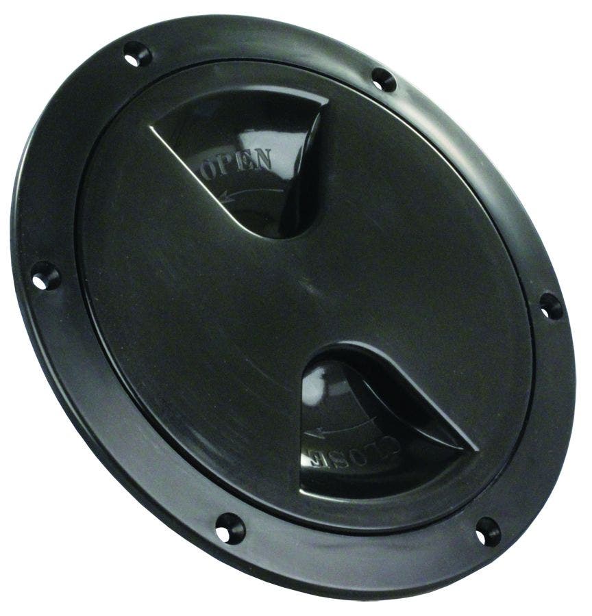 Jr Products 31015 Access/Deck Plate - 4", Black   Access Door; Door Size (In) -