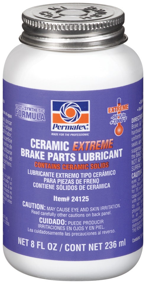 Permatex 24125 Ceramic Extreme Brake Parts Lubricant, 8 Oz., Pack Of 1   Ceramic