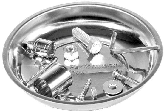 Performance Tool W1264 Magnetic Tray,Silver   Magnetic Parts Tray; Color -