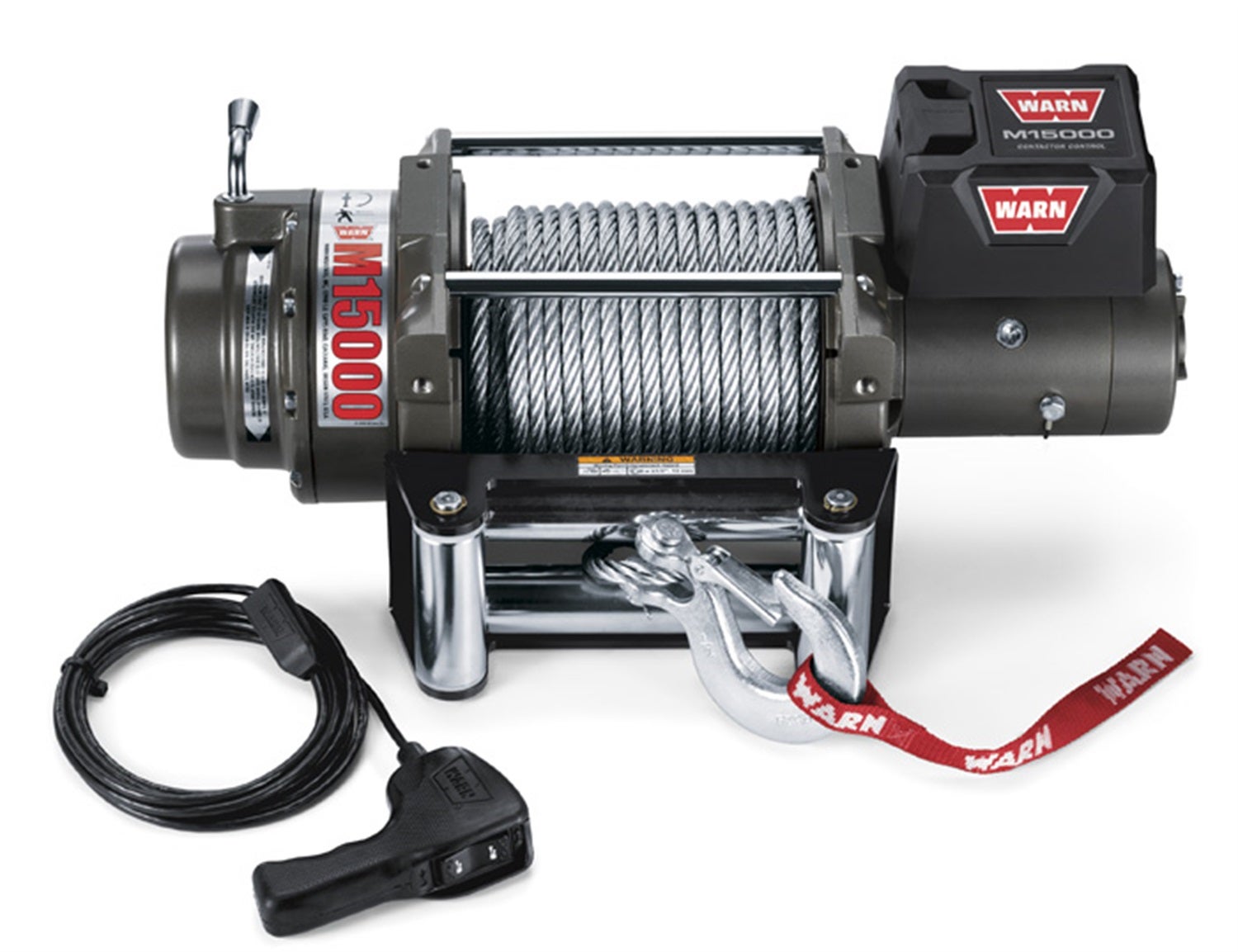 Warn 47801 M15 Self-Recovery Winch  Industries  Winch M15000 Series; Max Amp
