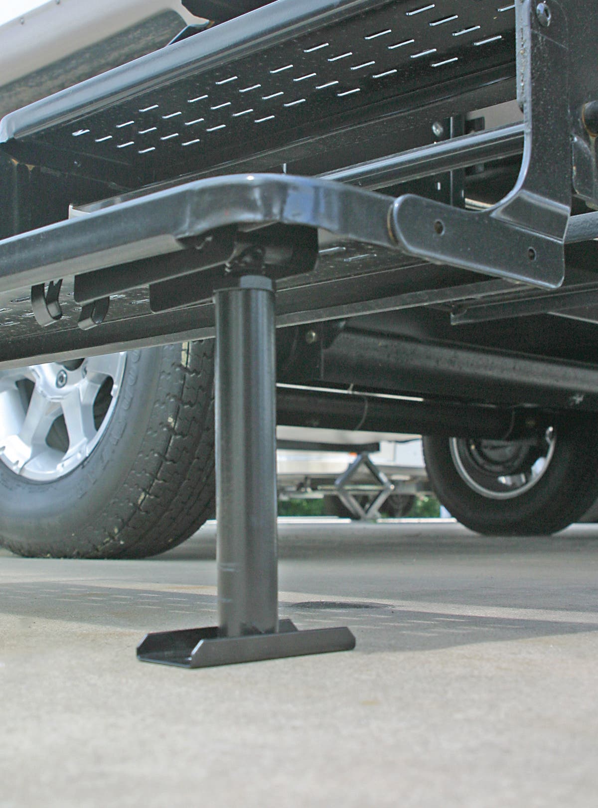 Camco Self-Stor Step - Mounts Under Rv Steps To Stabilize Steps And Prevent Rv