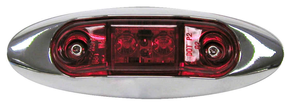 Pm V168xr Red Slim Line Clearance & Side Marker Lights Kit   Side Marker Light-