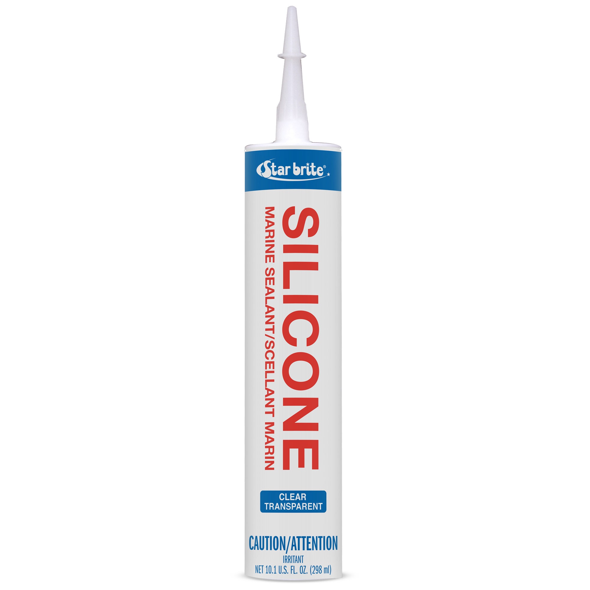 Star Brite Silicone Sealant Clear 10.3 Oz. (082122)  Silicone Sealant Clear 10.3