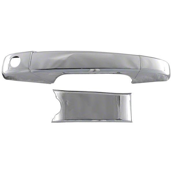 Cci Gdc02 Fuel Door Cover, Chrome   Exterior Door Handle Cover  Key Lock Hole