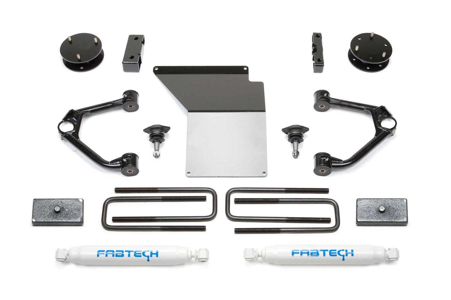 Fabtech K1059   Budget Lift System W/Shock W/Performance Shocks 4 In. Lift