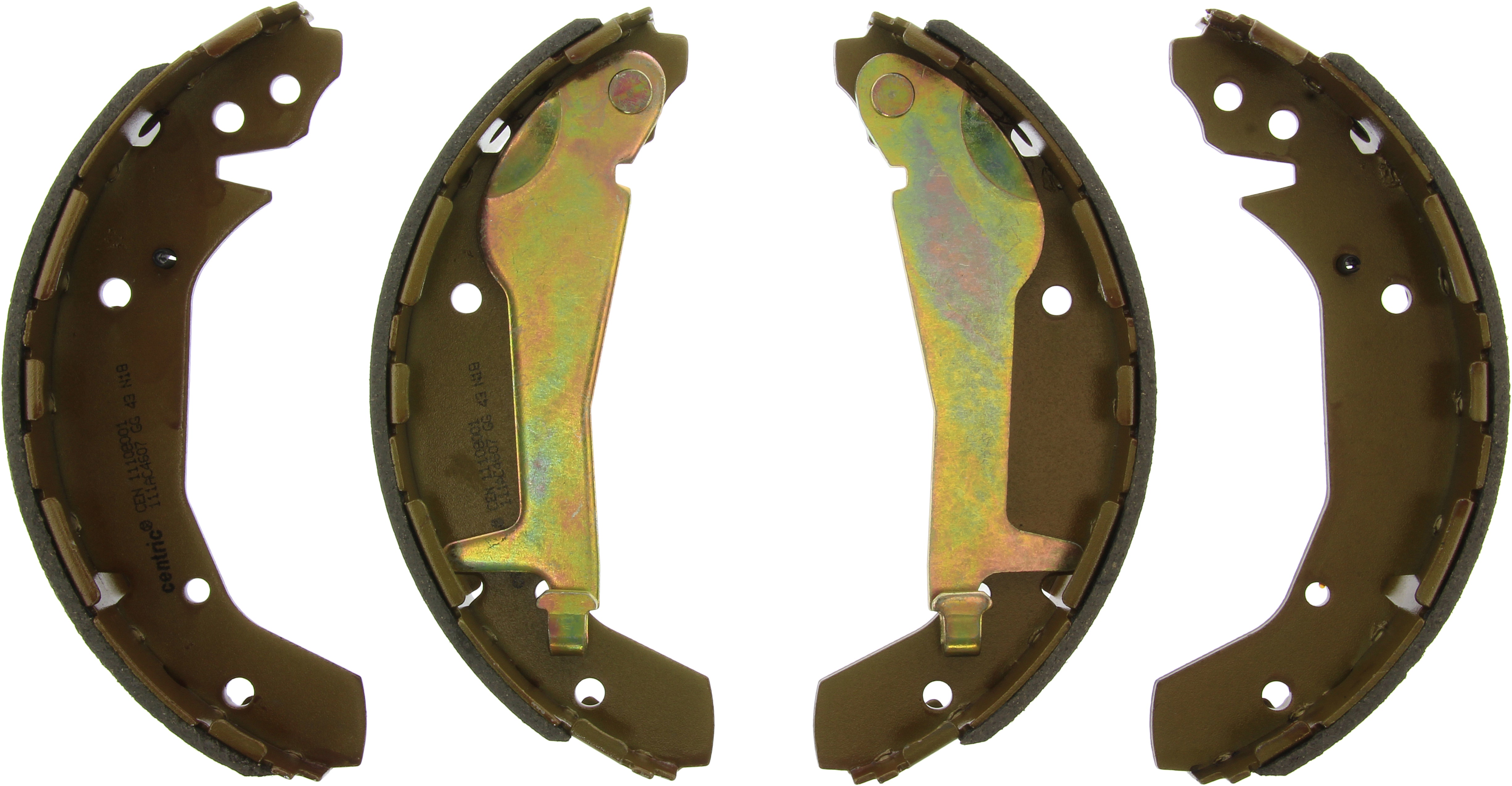 Centric Parts Drum Brake Shoe P/N:111.08001  Drum Brake Shoe P/N: