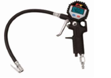 Performance Tool M525 Digital Tire Pressure Gauge, Straight Lock-On Air Chuck,