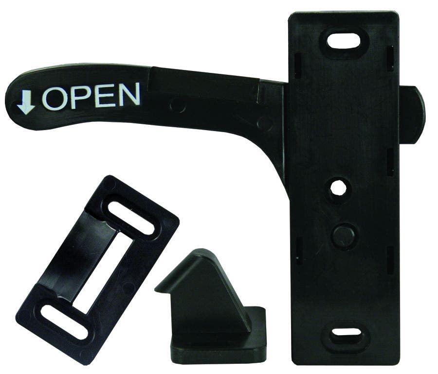 Jr Products 10775 Screen Door Latch - Left Hand   Screen Door Latch;