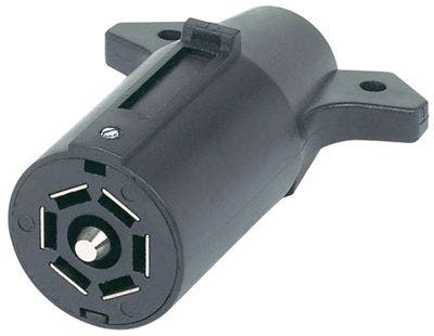 Husky 30140 7-Way Rv Blade Plastic Trailer Connector For Trailer Side Plug