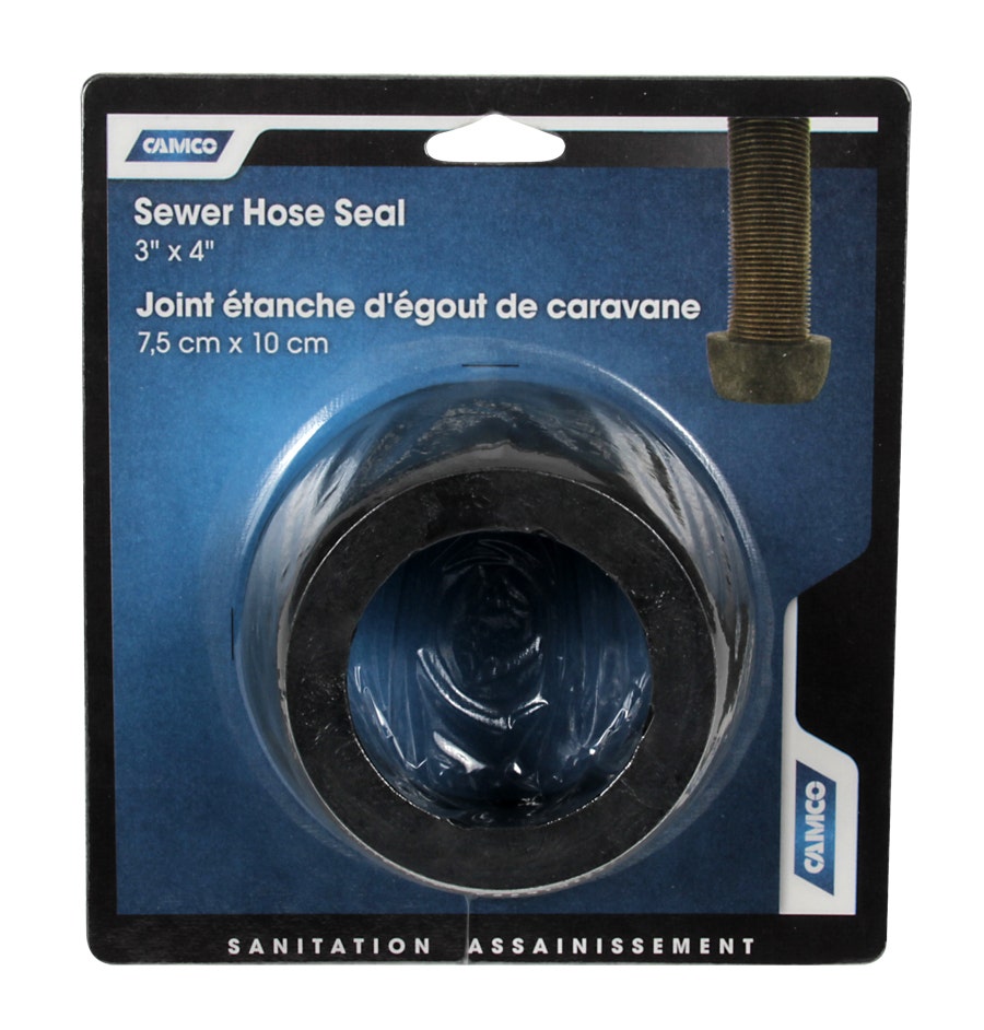 Camco 39313 Rv Sewer Hose Seal   Sewer Hose Seal; Compatibility - Block Odors At