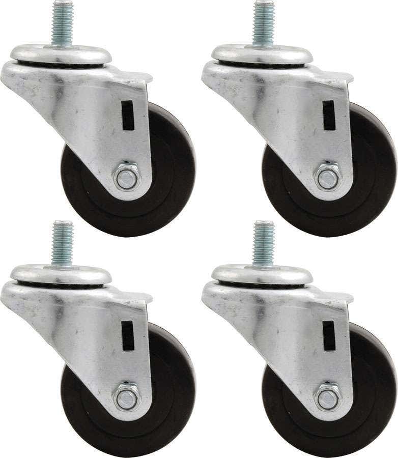 Allstar Performance All10164 3" Heavy Duty Cradle Wheel Kit, (Pack Of 4)   3