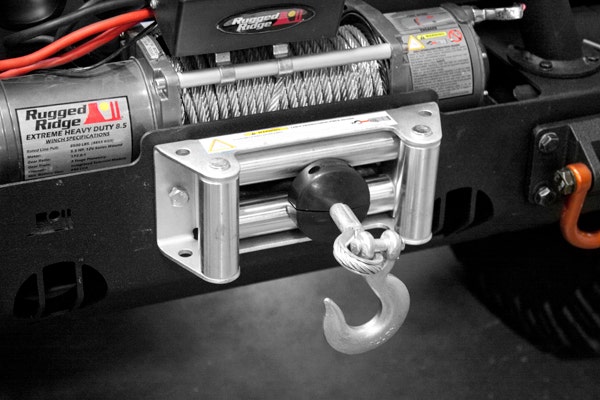 Rugged Ridge 15102.06 Winch Cable Stop   Winch Cable Stop ; Color - Black,