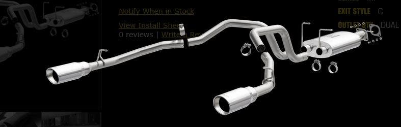 Magnaflow Performance Exhaust 19429 Exhaust System Kit Magnaflow Performance