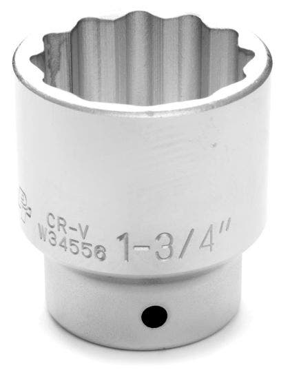 Performance Tool W34556 3/4" Drive 12-Point Sae Standard Socket, 1-3/4"   3/4