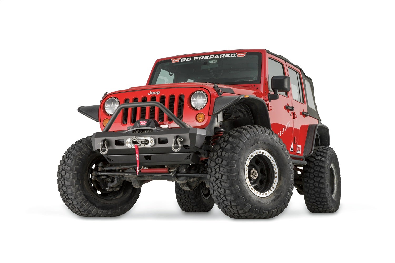 Warn 101450 Elite Series Front Bumper Fits 07-18 Wrangler (Jk)   Elite Series