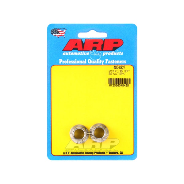 Arp 400-8327 Nut Kit (M12 X 1.25 Ss M14 Socket 12Pt Nut) Arp  Nut Kit (M12 X