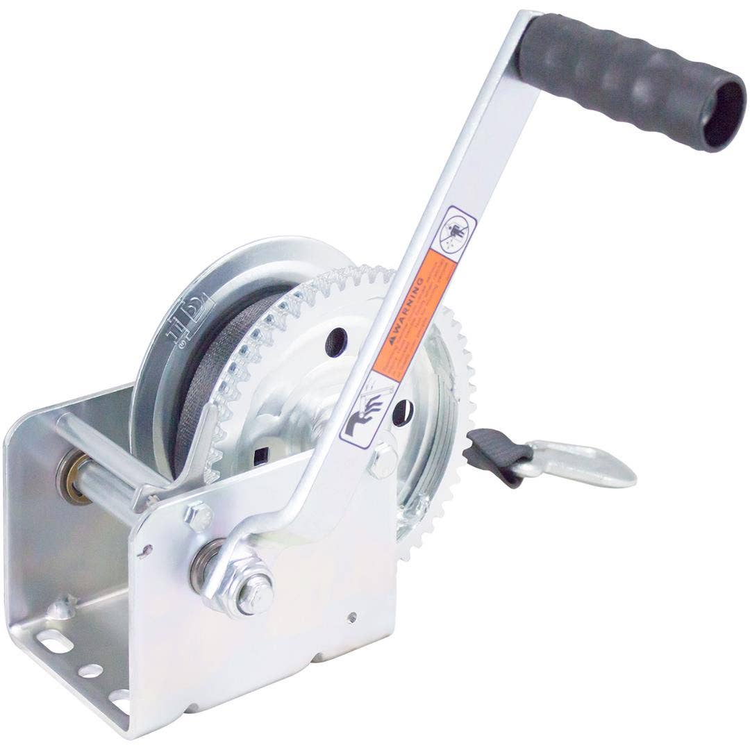 1800 Lb Plated Winch W/20 Ft Strap 1800 Lb Plated Winch W/20 Ft Strap