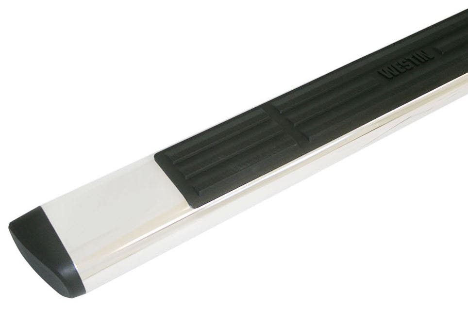 Westin 22-6040 Premier 91" X 6" Polished Stainless Steel Oval Side Bar