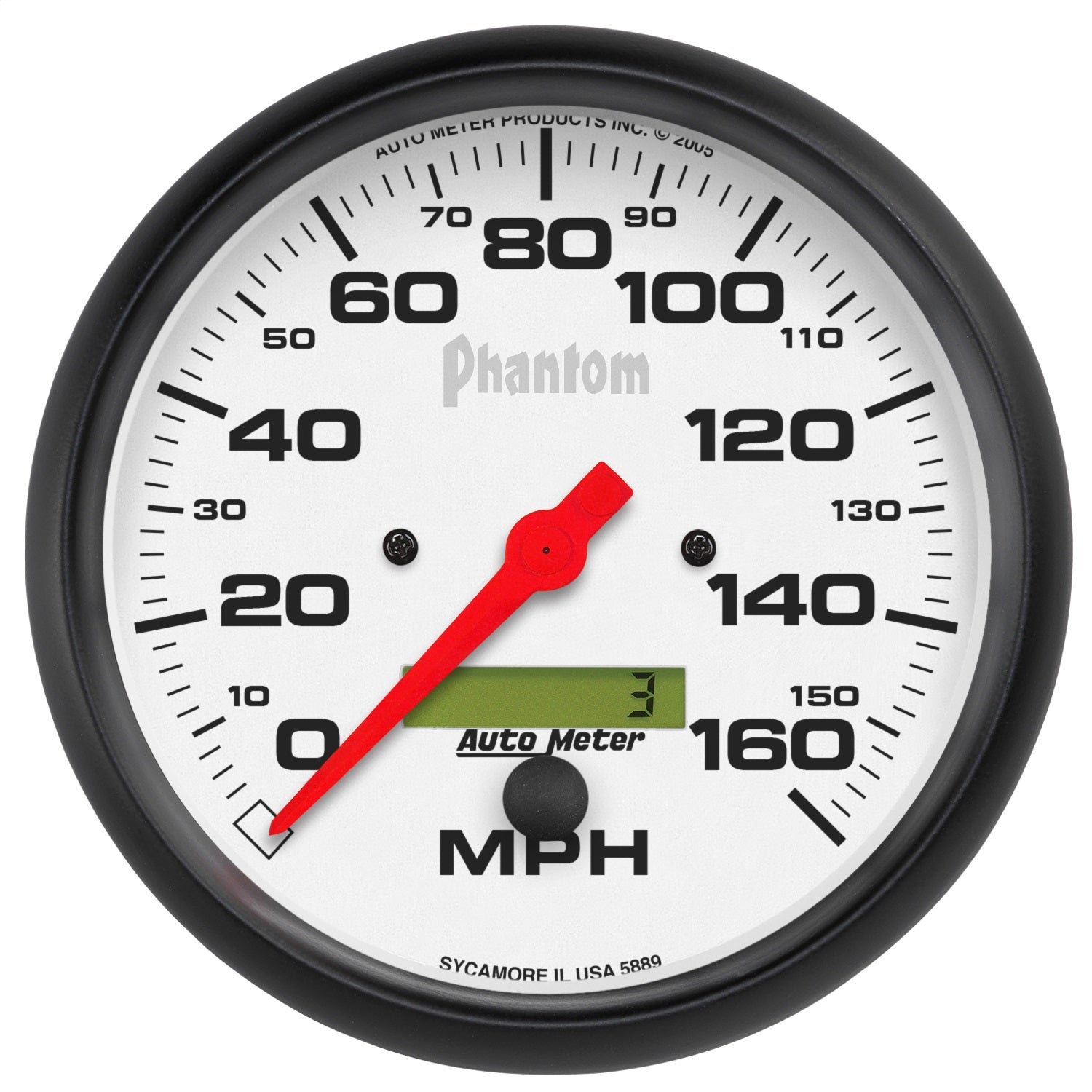 Autometer 5889 Phantom In-Dash Electric Speedometer Auto Meter Products