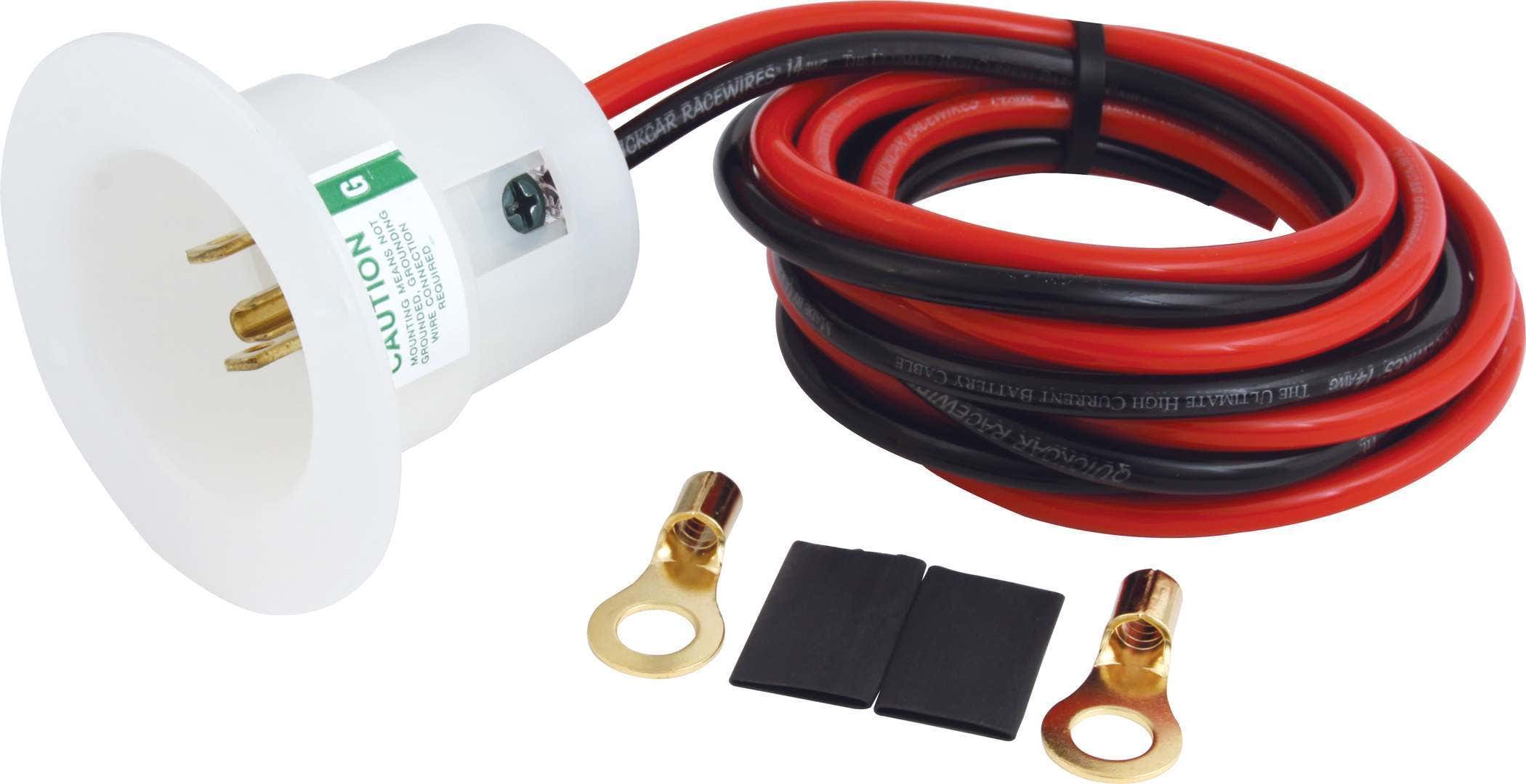 Quickcar Racing Products 57-711 Remote Battery Charger Outlet Kit  Products