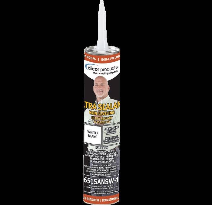 Dicor 651Sansw-1 Non-Leveling Ultra Sealant - 10.3 Oz, White   Non-Leveling