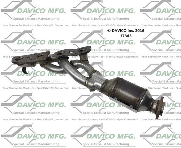Davico Mfg Catalytic Converter P/N:17343  Catalytic Converter P/N:
