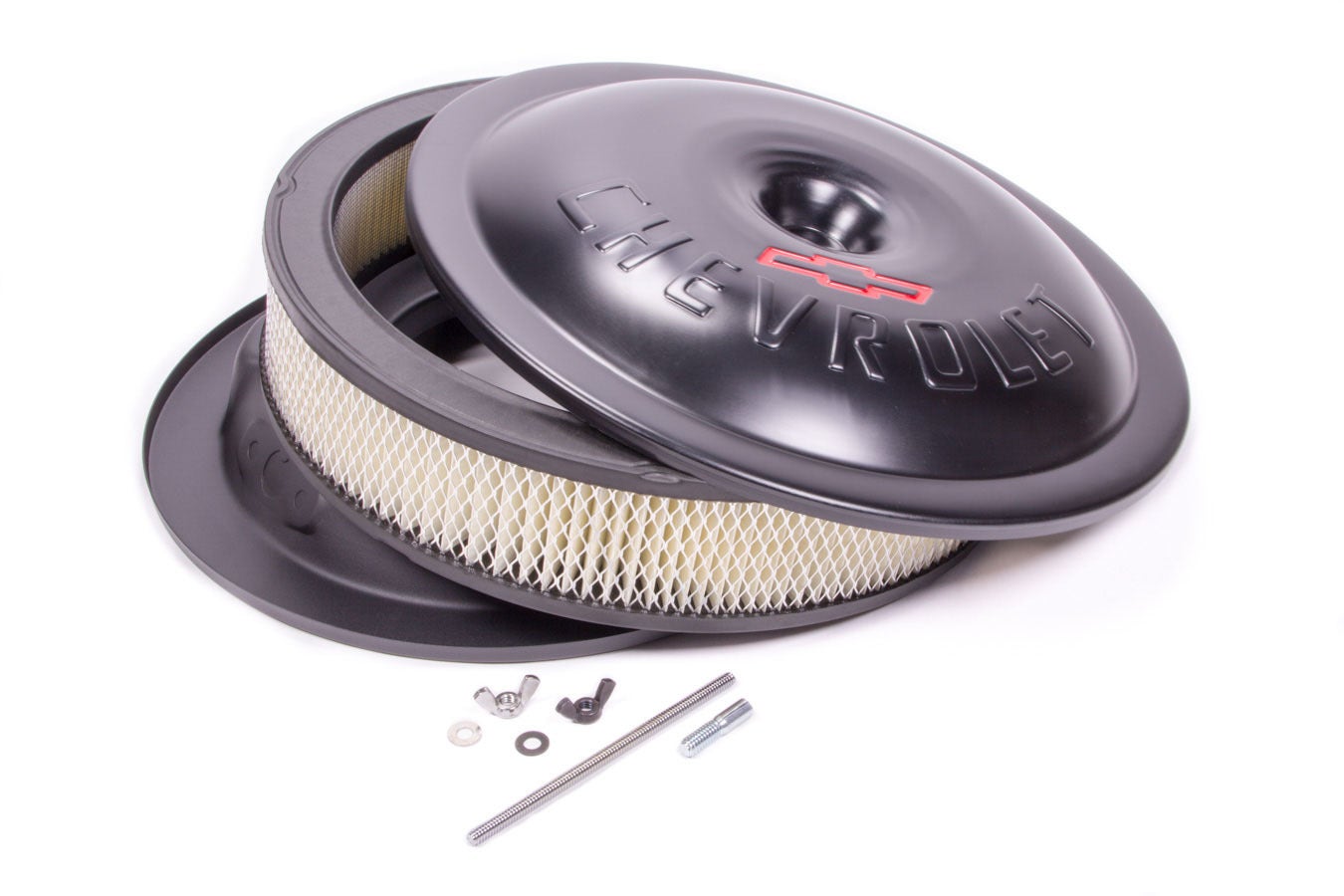 Gm Performance Chrome 141-692 14In Black Aluminum A/C Gm Performance Chrome