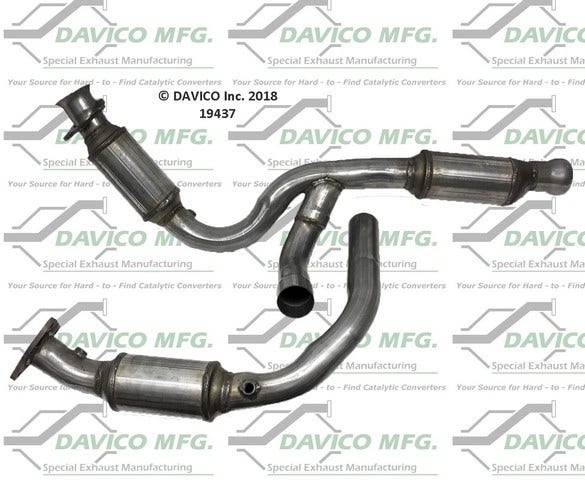 Davico Mfg Catalytic Converter P/N:19437  Catalytic Converter P/N: