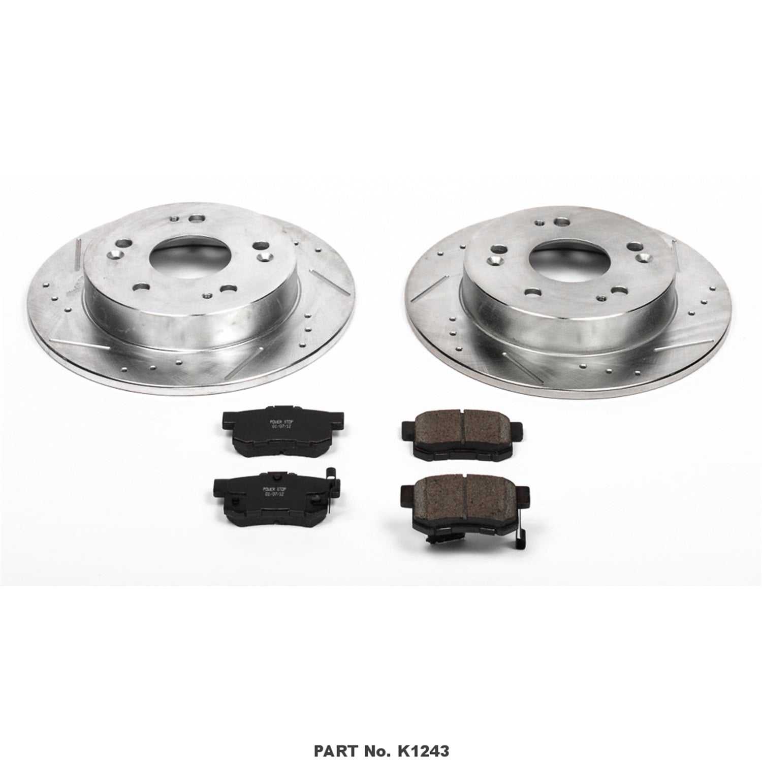 1-Click Brake Kit Power Stop K114-26 Brake Kit Z26 Street Warrior; Recommended