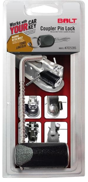 Bolt 7025285 Trailer Coupler Pin Lock For Ford, Lincoln & Mercury Keys  Locks/