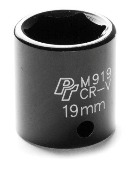 Performance Tool M919 3/8" 19Mm 6Pt Impact Socket   3/8  19Mm 6Pt Impact Socket