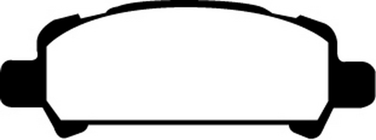 Ebc Brakes Dp41293r Yellowstuff Street And Track Brake Pads  Dp41273r Brake Pad