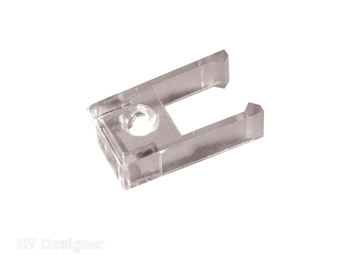 Rv Designer A135, Window Covering Hardware, End Cap For Glide Tape, 2 Per Pack,
