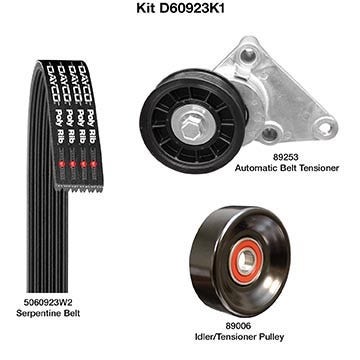 Dayco Serpentine Belt Drive Component Kit P/N:D60923k1  Serpentine Belt Drive