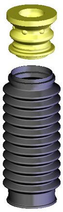Kyb Suspension Strut Bellows P/N:Sb104  Shocks  Shock Absorber Boot; Color -