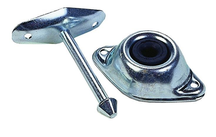 Jr Products 10284 Plunger Door Holder - Straight, 3"   Door Catch; Used To -