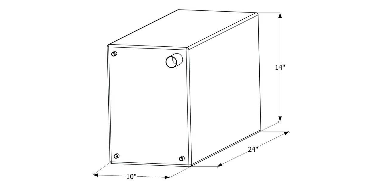 Fresh Water Tank  Wt2462  24X14x10 Fresh Water Tank  Wt2462  24X14x10