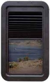 Thin Shade Complete Unit-Black Thin Shade Complete Unit-Black