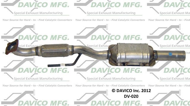 Davico Mfg Catalytic Converter P/N:Dv-020  Catalytic Converter P/N: