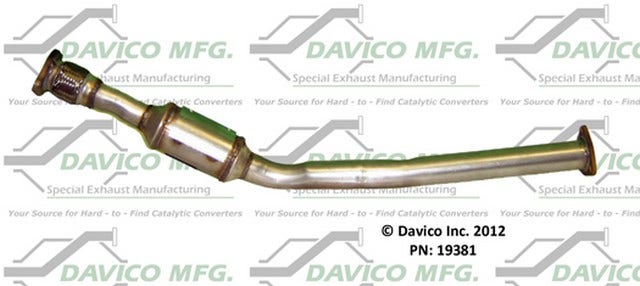 Davico Mfg Catalytic Converter P/N:19381  Catalytic Converter P/N:
